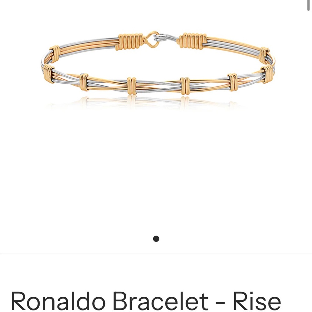 Aldo Elegant Gold and Silver Bracelet